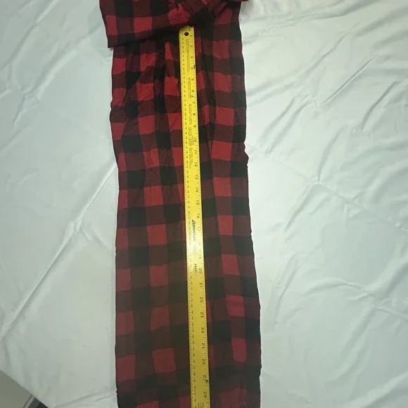 Target Wondershop men's Christmas red buffalo plaid pajamas pjs set size medium - Picture 8 of 10